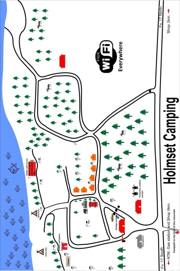 Holmset Camping And Fishing Namdalseid Εξωτερικό φωτογραφία